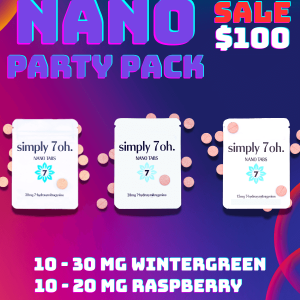 Nano Party Pack- 30 Nano 7oh Tablets